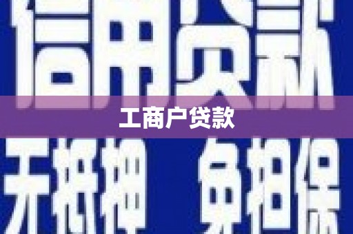 屯溪工商户贷款