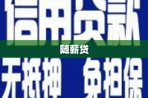 屯溪随薪贷