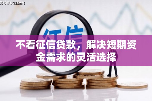 屯溪不看征信贷款，解决短期资金需求的灵活选择