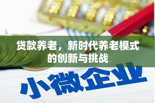 屯溪贷款养老，新时代养老模式的创新与挑战