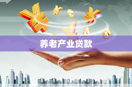 屯溪养老产业贷款