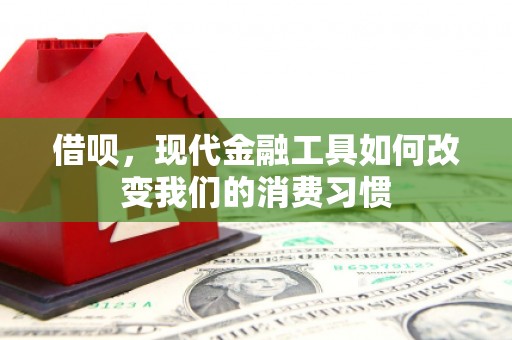 屯溪借呗，现代金融工具如何改变我们的消费习惯