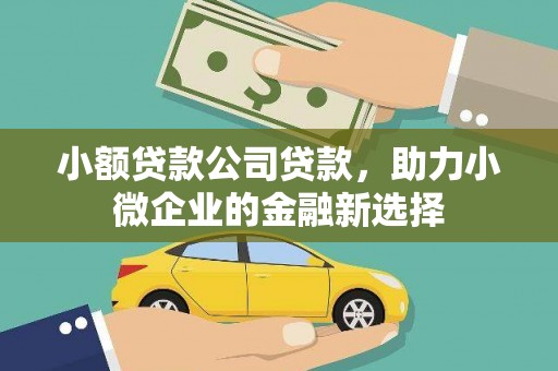 屯溪小额贷款公司贷款，助力小微企业的金融新选择