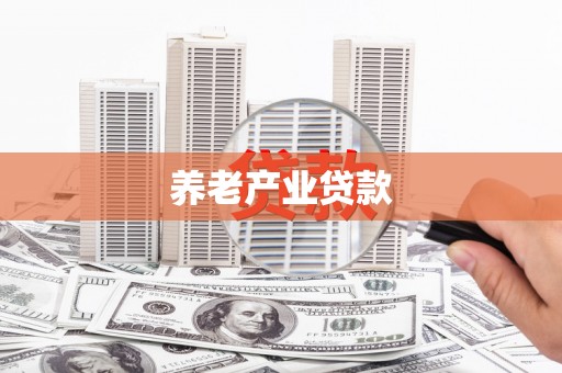 屯溪养老产业贷款