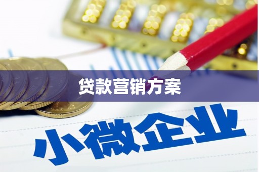 屯溪贷款营销方案