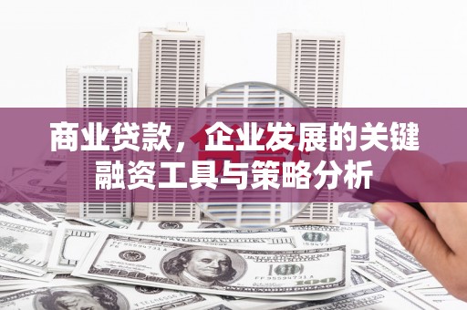 屯溪商业贷款，企业发展的关键融资工具与策略分析