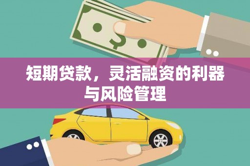 屯溪短期贷款，灵活融资的利器与风险管理