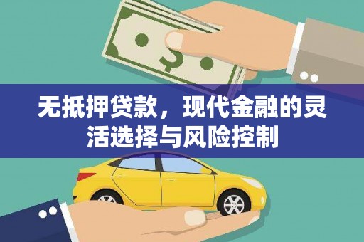屯溪无抵押贷款，现代金融的灵活选择与风险控制