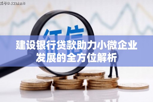屯溪建设银行贷款助力小微企业发展的全方位解析