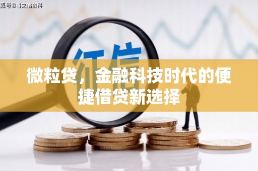 屯溪微粒贷，金融科技时代的便捷借贷新选择