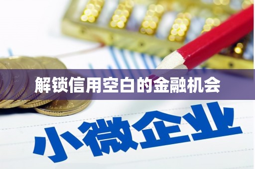 屯溪解锁信用空白的金融机会
