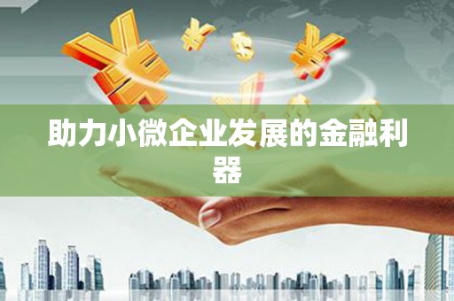 屯溪助力小微企业发展的金融利器