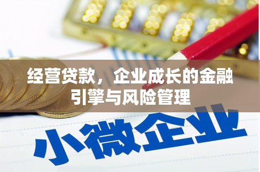 屯溪经营贷款，企业成长的金融引擎与风险管理